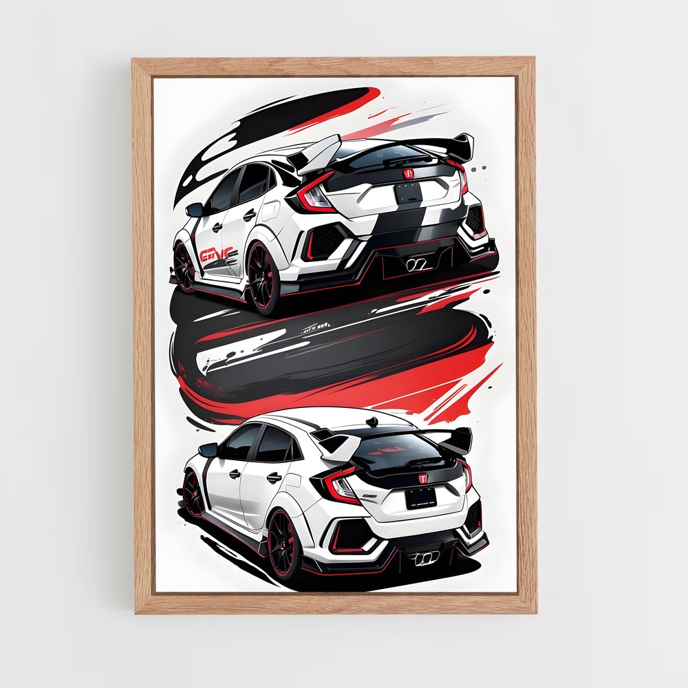 Poster Accord Sportif – affiche Honda (vue 4)